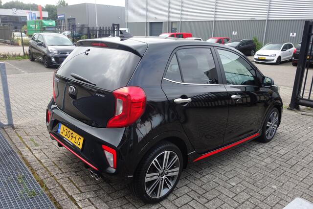 KIA PICANTO 1.0 T-GDI GT-Line NAVI/CLIMA-AIRCO/L.M.VELGEN/LEDER/STOEL&STUURVERWARMING/PARKEERCAMERA&SENSOREN/SLECHTS 13.000 KM !!!