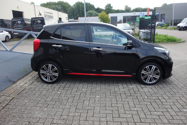 KIA PICANTO 1.0 T-GDI GT-Line NAVI/CLIMA-AIRCO/L.M.VELGEN/LEDER/STOEL&STUURVERWARMING/PARKEERCAMERA&SENSOREN/SLECHTS 13.000 KM !!!