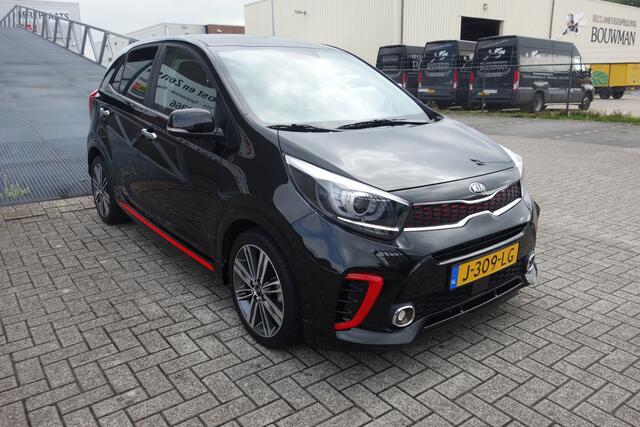 KIA PICANTO 1.0 T-GDI GT-Line NAVI/CLIMA-AIRCO/L.M.VELGEN/LEDER/STOEL&STUURVERWARMING/PARKEERCAMERA&SENSOREN/SLECHTS 13.000 KM !!!