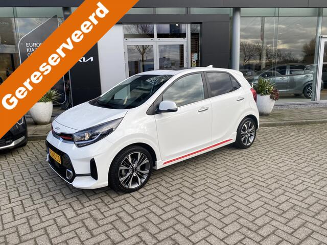 KIA PICANTO 1.0 T-GDi GT-Line 5p 100PK // Leder // SchuifDak // 16inch // Stoelverw. // Trekhaak info Roel 0492-588951