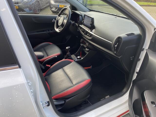 KIA PICANTO 1.0 T-GDi GT-Line 5p 100PK // Leder // SchuifDak // 16inch // Stoelverw. // Trekhaak info Roel 0492-588951