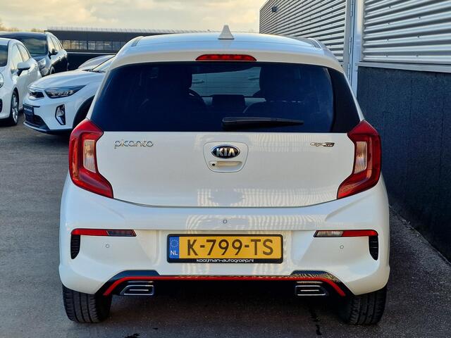 KIA PICANTO 1.0 DPi GT-Line Navigatie, Lederen bekleding, Parkeersensoren, Achteruitrijcamera, Nieuw geleverd, 1e eign. Dealeronderhouden, Lederen bekleding, BTW-auto, LMV, Smart Key