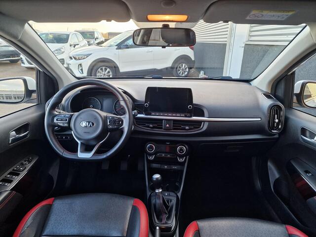 KIA PICANTO 1.0 DPi GT-Line Navigatie, Lederen bekleding, Parkeersensoren, Achteruitrijcamera, Nieuw geleverd, 1e eign. Dealeronderhouden, Lederen bekleding, BTW-auto, LMV, Smart Key