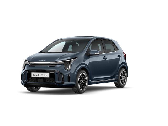 KIA PICANTO 1.0 DPi GT-Line AMT | Automaat | MY25 | LED | Navi | CarPlay | Keyless | Schuif-/kanteldak | Stoel-/stuurverwarming | 16'' | Private Lease ¤ 384,-