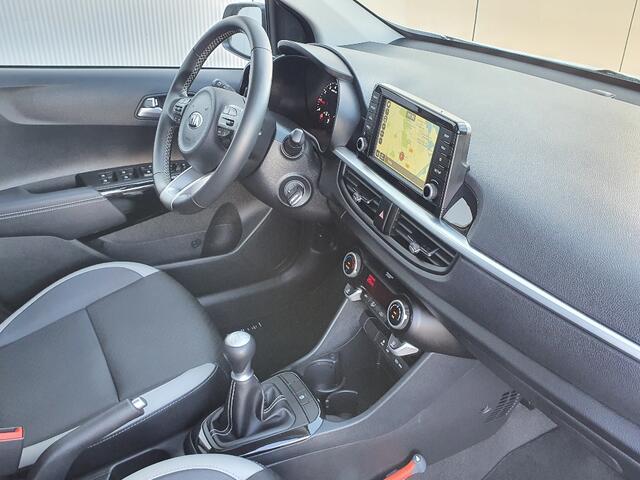 KIA PICANTO 1.0 CVVT Design Edition Navigatie, Leder, 16"Lm, Climate Control, Cruise Control, Achteruitrijcamera