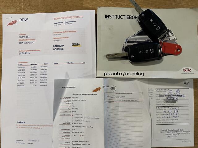 KIA PICANTO 1.0 CVVT DynamicLine / Carplay / Navi / Camera / 5Z / 1e eigenaar!