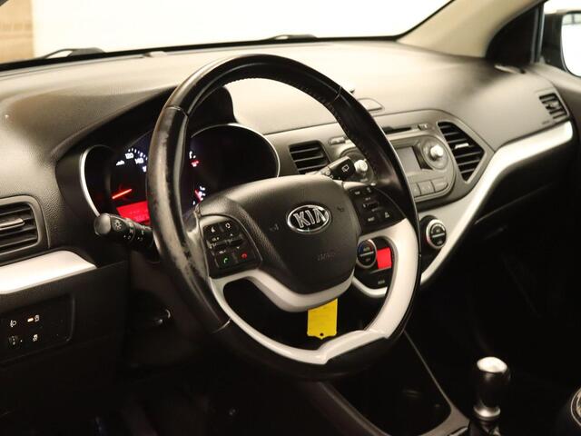 KIA PICANTO 1.2 CVVT DynamicLine - ORIGINEEL NEDERLANDSE AUTO - VASTE TREKHAAK - CRUISE CONTROL - CLIMATE CONTROL - BLUETOOTH TELEFOONVOORBEREIDING - MULTIFUNCTIONEEL STUURWIEL - LEDEREN STUURWIEL - ELEKTRISCHE RAMEN VOOR + ACHTER -