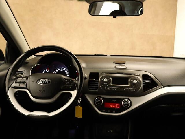 KIA PICANTO 1.2 CVVT DynamicLine - ORIGINEEL NEDERLANDSE AUTO - VASTE TREKHAAK - CRUISE CONTROL - CLIMATE CONTROL - BLUETOOTH TELEFOONVOORBEREIDING - MULTIFUNCTIONEEL STUURWIEL - LEDEREN STUURWIEL - ELEKTRISCHE RAMEN VOOR + ACHTER -