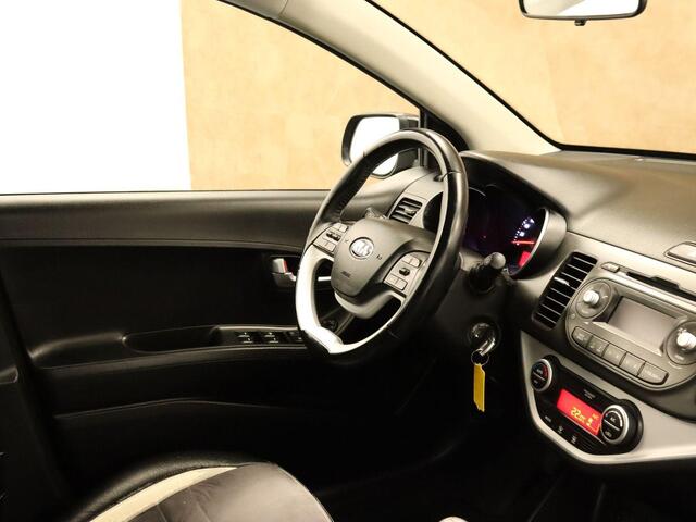KIA PICANTO 1.2 CVVT DynamicLine - ORIGINEEL NEDERLANDSE AUTO - VASTE TREKHAAK - CRUISE CONTROL - CLIMATE CONTROL - BLUETOOTH TELEFOONVOORBEREIDING - MULTIFUNCTIONEEL STUURWIEL - LEDEREN STUURWIEL - ELEKTRISCHE RAMEN VOOR + ACHTER -