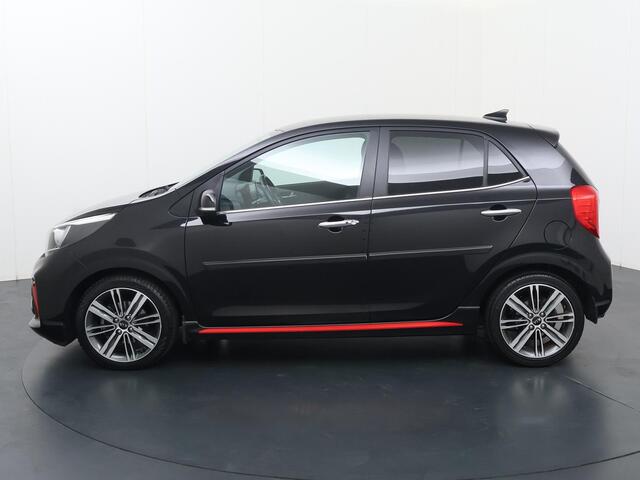 KIA PICANTO 1.2 CVVT GT-Line | 84 PK | Achteruitrijcamera | Cruise Control | Voorstoelen verwarmd | Navigatiesysteem | Volleder | Multifunctioneel stuurwiel | Automatische verlichting | DAB | Bluetooth | Automatische airco | Elektr. bedienbare & inklapbare spiegels |