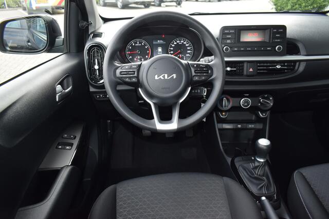 KIA PICANTO 1.0 DPi ComfortLine 5-Drs Airco Airbags Stuurbekr. Cr.Control+Limiter Audio+BT+USB Tot 10jr. Kia-Garantie