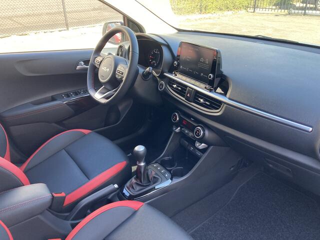 KIA PICANTO 1.0 DPi GT-Line Clima, Lederen bekleding, Cruise control, Lichtmetalen velgen, AppleCarPlay/Android Auto