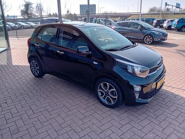 KIA PICANTO 1.0 DPi DynamicLine Automaat, Airco(automatisch), Carplay/Android auto, Navigatie, Parkeersensoren, Camera, Bluetooth, Elektrische ramen en spiegels, Centrale vergrendeling met afstandsbediening, Lichtmetalen velgen, Zeer nette auto, Fabrieksgarantie, BOV