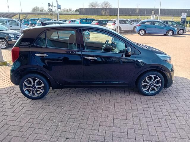 KIA PICANTO 1.0 DPi DynamicLine Automaat, Airco(automatisch), Carplay/Android auto, Navigatie, Parkeersensoren, Camera, Bluetooth, Elektrische ramen en spiegels, Centrale vergrendeling met afstandsbediening, Lichtmetalen velgen, Zeer nette auto, Fabrieksgarantie, BOV