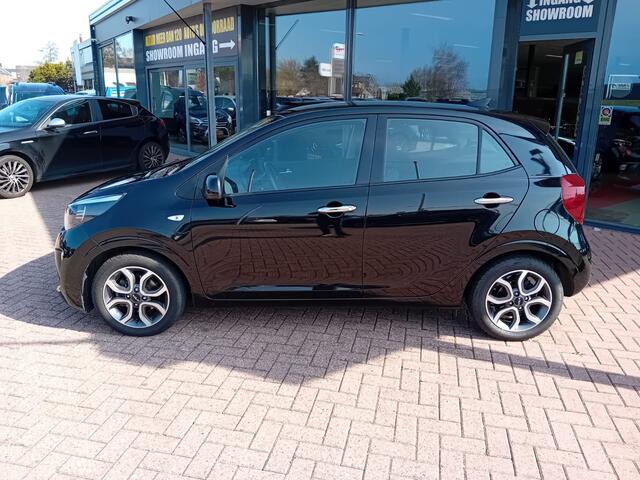 KIA PICANTO 1.0 DPi DynamicLine Automaat, Airco(automatisch), Carplay/Android auto, Navigatie, Parkeersensoren, Camera, Bluetooth, Elektrische ramen en spiegels, Centrale vergrendeling met afstandsbediening, Lichtmetalen velgen, Zeer nette auto, Fabrieksgarantie, BOV