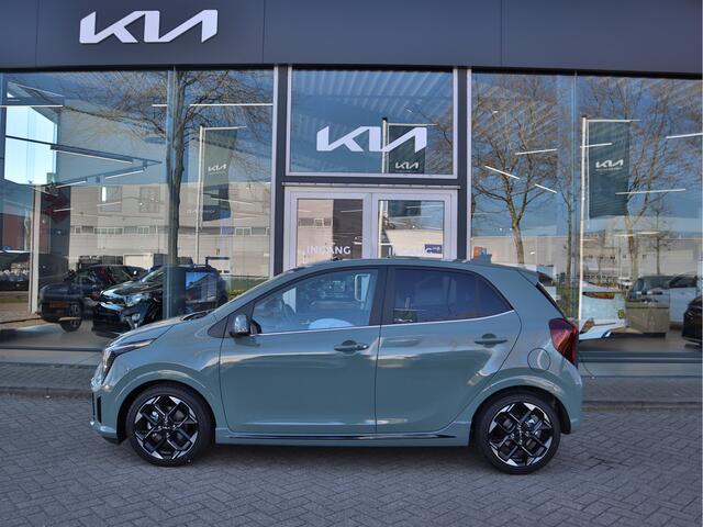 KIA PICANTO 1.0 DPI GT-Line ECC Cr.Control Navi+Camera BT+USB SK-dak Leder 16"LMV Keyless LED Tot 10jr.Garantie