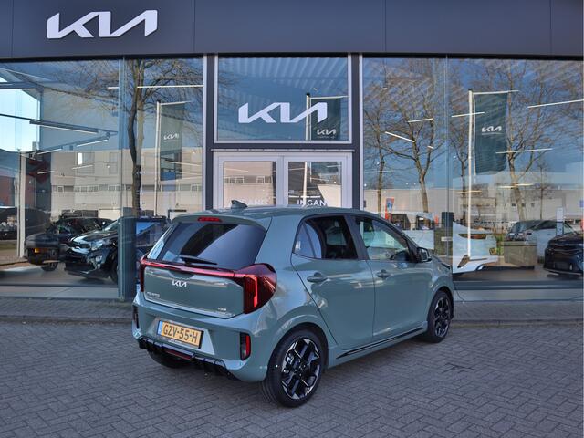 KIA PICANTO 1.0 DPI GT-Line ECC Cr.Control Navi+Camera BT+USB SK-dak Leder 16"LMV Keyless LED Tot 10jr.Garantie