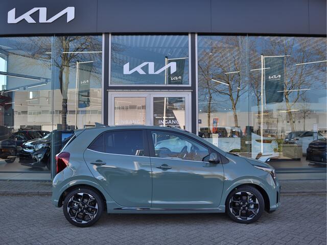 KIA PICANTO 1.0 DPI GT-Line ECC Cr.Control Navi+Camera BT+USB SK-dak Leder 16"LMV Keyless LED Tot 10jr.Garantie