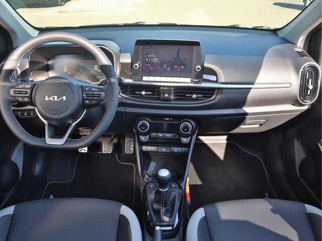 KIA PICANTO 1.0 DPI GT-Line ECC Cr.Control Navi+Camera BT+USB SK-dak Leder 16"LMV Keyless LED Tot 10jr.Garantie