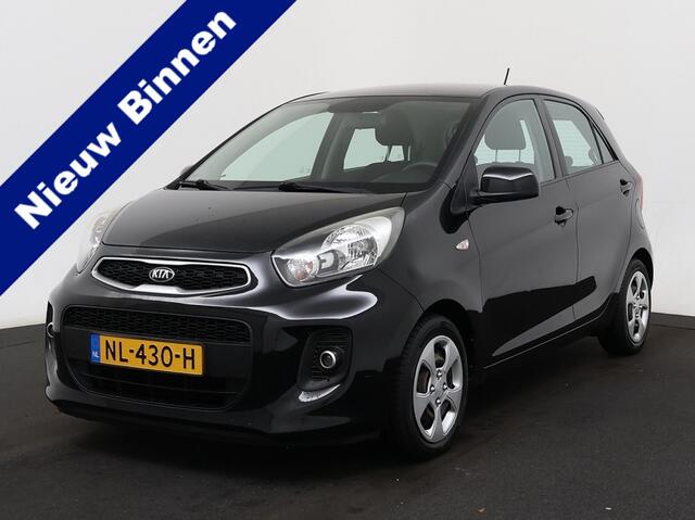 KIA PICANTO 1.0 CVVT EconomyPlusLine, airco, zwart metallic, prachtige auto