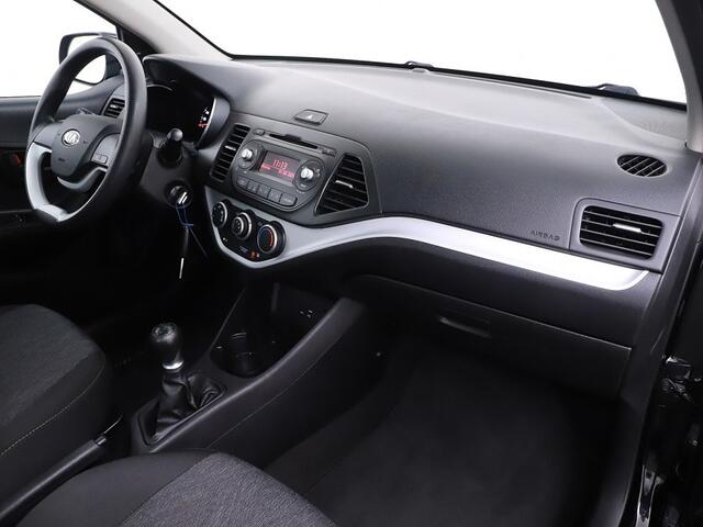 KIA PICANTO 1.0 CVVT EconomyPlusLine, airco, zwart metallic, prachtige auto