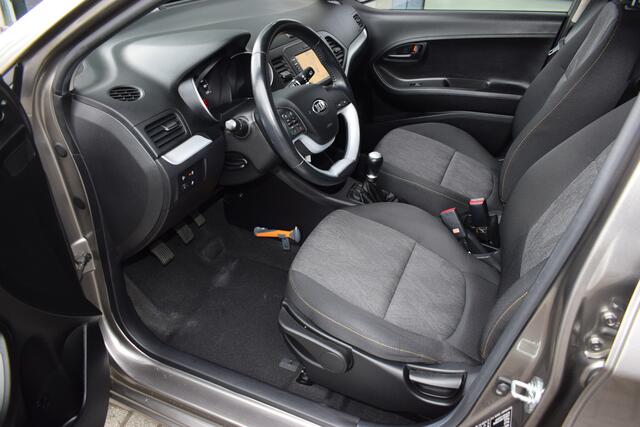 KIA PICANTO 1.0i-12V ISG EconomyPlusLine 5-Drs Airco ABS Airbags Stuurbekr. Navi+Camera BT+USB 14"LMV Tot 10Jr. Kia-Garantie