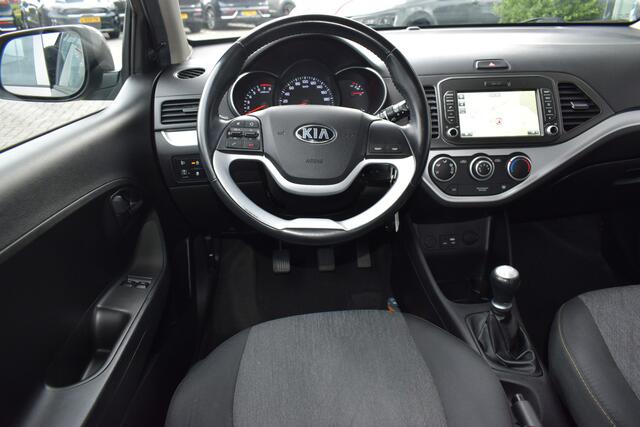 KIA PICANTO 1.0i-12V ISG EconomyPlusLine 5-Drs Airco ABS Airbags Stuurbekr. Navi+Camera BT+USB 14"LMV Tot 10Jr. Kia-Garantie