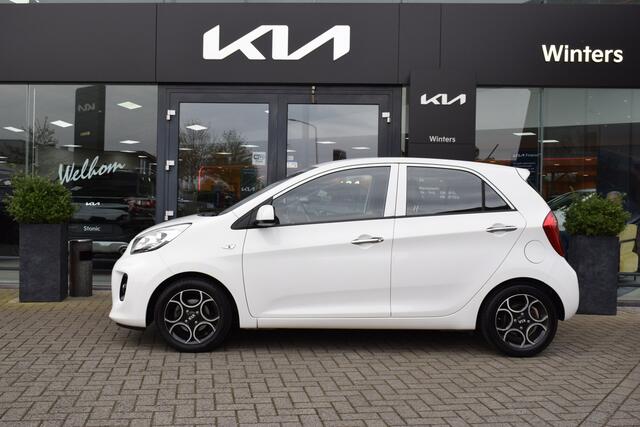 KIA PICANTO 1.0i-12V ISG ColorLine 5-Drs ECC-Airco Cr.Control Radio-CD/MP3+BT 14"LMV SeatWear-bekleding LED 58.625km Tot 10Jr. Kia-Garantie