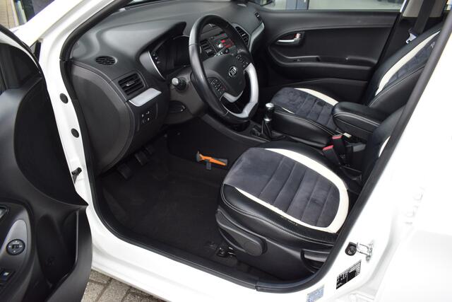KIA PICANTO 1.0i-12V ISG ColorLine 5-Drs ECC-Airco Cr.Control Radio-CD/MP3+BT 14"LMV SeatWear-bekleding LED 58.625km Tot 10Jr. Kia-Garantie