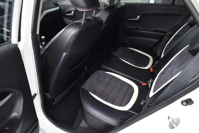 KIA PICANTO 1.0i-12V ISG ColorLine 5-Drs ECC-Airco Cr.Control Radio-CD/MP3+BT 14"LMV SeatWear-bekleding LED 58.625km Tot 10Jr. Kia-Garantie