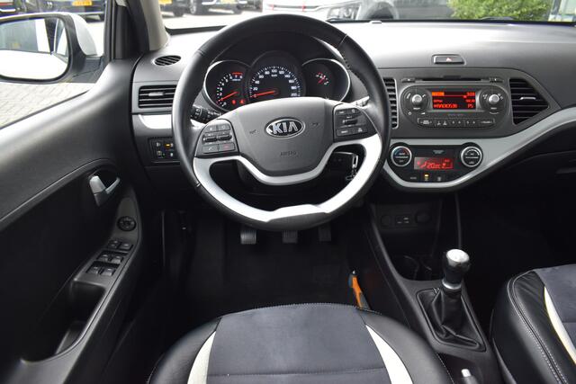 KIA PICANTO 1.0i-12V ISG ColorLine 5-Drs ECC-Airco Cr.Control Radio-CD/MP3+BT 14"LMV SeatWear-bekleding LED 58.625km Tot 10Jr. Kia-Garantie