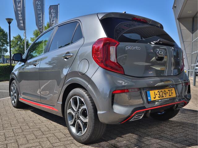KIA PICANTO 1.0 DPi GT-Line 5-Drs ECC-Airco Cr.Control Navi+Camera BT+USB Leder 15"LMV LED. 10jr. Garantie