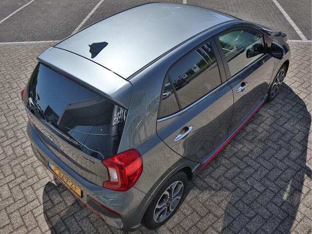 KIA PICANTO 1.0 DPi GT-Line 5-Drs ECC-Airco Cr.Control Navi+Camera BT+USB Leder 15"LMV LED. 10jr. Garantie