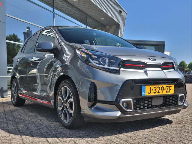 KIA PICANTO 1.0 DPi GT-Line 5-Drs ECC-Airco Cr.Control Navi+Camera BT+USB Leder 15"LMV LED. 10jr. Garantie