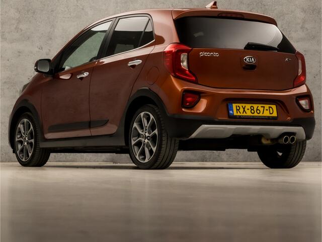 KIA PICANTO 1.2 CVVT X-Line (APPLE CARPLAY, GROOT NAVI, LEDER, CAMERA, STOELVERWARMING, GETINT GLAS, SPORTSTOELEN, XENON, NIEUWE APK, NIEUWSTAAT)