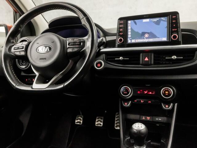KIA PICANTO 1.2 CVVT X-Line (APPLE CARPLAY, GROOT NAVI, LEDER, CAMERA, STOELVERWARMING, GETINT GLAS, SPORTSTOELEN, XENON, NIEUWE APK, NIEUWSTAAT)