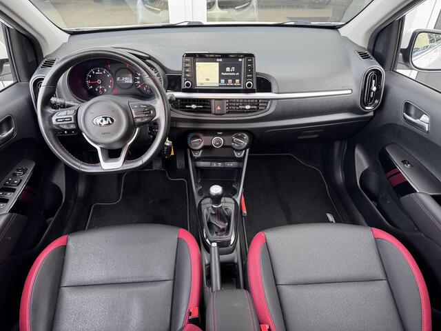 KIA PICANTO 1.0 MPi GT-Line Edition Navigatie | Lederen interieur | LM Velgen | Airconditioning | Achteruitrijcamera | Skirts