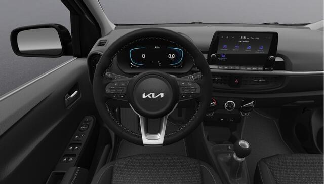 KIA PICANTO 1.0 GDi DynamicPlusLine - Direct uit voorraad leverbaar - AURORA BLACK PEARL