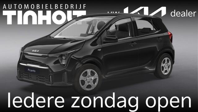 KIA PICANTO 1.0 GDi DynamicLine - Direct uit voorraad leverbaar - AURORA BLACK PEARL