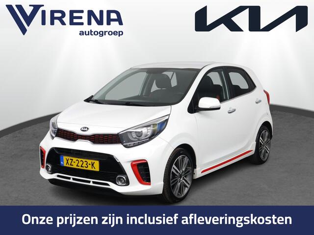 KIA PICANTO 1.0 T-GDI GT-Line 100PK! - Achteruitrij camera - Stoel en stuurwielverwarming - Cruise Control - Fabrieksgarantie t/m 04-2026