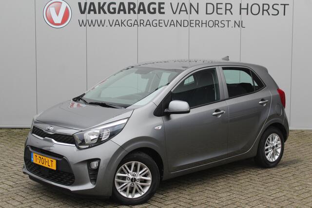 KIA PICANTO 1.0-67pk DPi DynamicLine. Kwalitatief erg goed wagen voor jaren zorgeloos rijplezier! Airco, metallic lak, camera, cruise control, elektr. ramen v+a, Android auto/Apple carplay, DAB radio, USB aansl., LM wielen etc