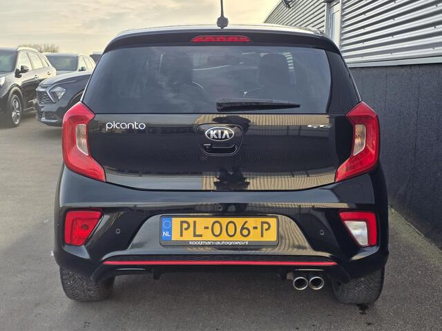 KIA PICANTO 1.2 CVVT GT-Line 4- Cilinder! Navigatie, Lederen bekleding, Stoel- & Stuurwiel verwarmd, Nieuw geleverd, NL-auto + historie, Smart Key, Privacy glass
