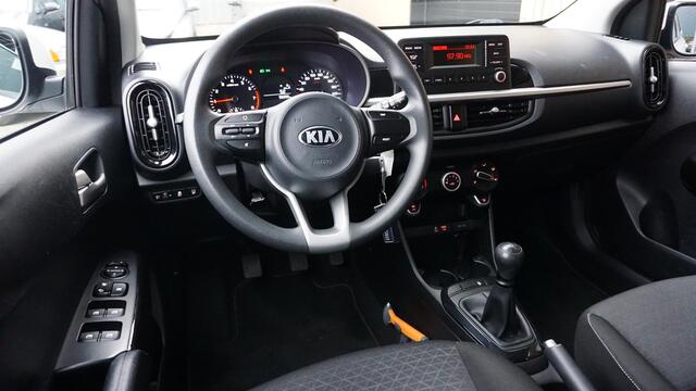 KIA PICANTO 1.0 CVVT 66pk 5Drs ComfortLine Airco 14inch LM Elek.pakket Striping *Dealer O.H.* NL auto!