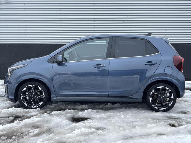 KIA PICANTO 1.0 DPI GT-Line Unieke auto! Schuif/kanteldak, Lederen bekleding, Dodehoekdetectie, Stoel- & Stuurwiel verwarmd, LMV, 1e eign.