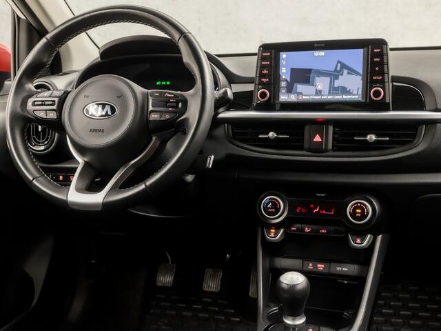 KIA PICANTO 1.0 CVVT Design Sport (APPLE CARPLAY, NAVIGATIE, CLIMATE, LEDER, GETINT GLAS, SPORTSTOELEN, CAMERA, CRUISE, TREKHAAK, NIEUWSTAAT)