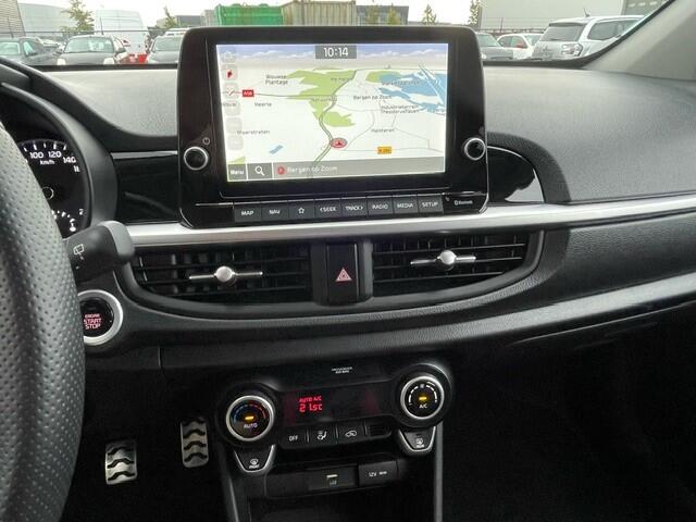 KIA PICANTO 1.2 CVVT GT-Line Automaat Navigatie, Climate Control, Leder, 16"Lm, Keyless, Stoel/Stuurverwarming, Achteruitrijcamera