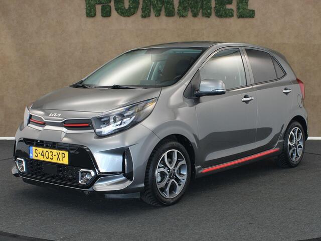 KIA PICANTO 1.0 DPi GT-Line - ORIGINEEL NEDERLANDSE AUTO - KEYLESS ENTRY/START - CLIMATE CONTROL - LEDEREN BEKLEDING - NAVIGATIESYSTEEM - SPORTSTUUR - LICHTMETALEN VELGEN - BLUETOOTH TELEFOONVOORBEREIDING