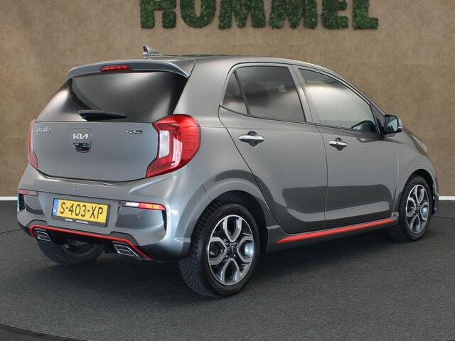 KIA PICANTO 1.0 DPi GT-Line - ORIGINEEL NEDERLANDSE AUTO - KEYLESS ENTRY/START - CLIMATE CONTROL - LEDEREN BEKLEDING - NAVIGATIESYSTEEM - SPORTSTUUR - LICHTMETALEN VELGEN - BLUETOOTH TELEFOONVOORBEREIDING