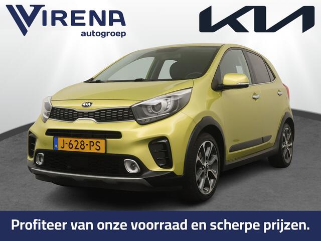 KIA PICANTO 1.0 T-GDI X-Line - Stoel/stuurverwarming - Draadloze telefoonlader - Navigatie - Camera - AppleCarplay - Android Auto Fabrieksgarantie tot 10-2027 of 150.000km