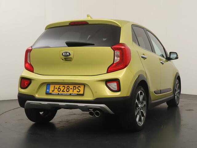 KIA PICANTO 1.0 T-GDI X-Line - Stoel/stuurverwarming - Draadloze telefoonlader - Navigatie - Camera - AppleCarplay - Android Auto Fabrieksgarantie tot 10-2027 of 150.000km